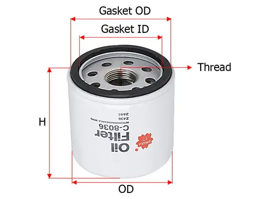 Oil Filter (C-8036)