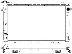 Radiator, engine cooling (3341-1084)
