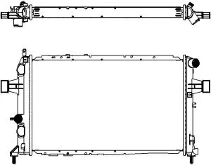 Radiator, engine cooling (3352-1002)