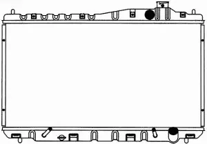 Radiator, engine cooling (1210-0128)
