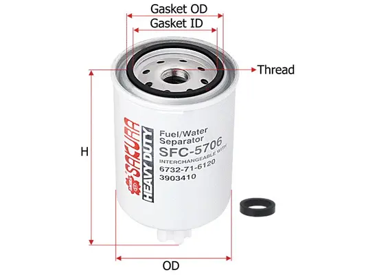 Water Trap, fuel system (SFC-5706)