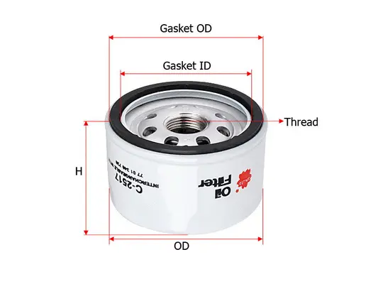 Oil Filter (C-2517)