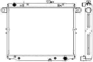 Radiator, engine cooling (3462-1001)