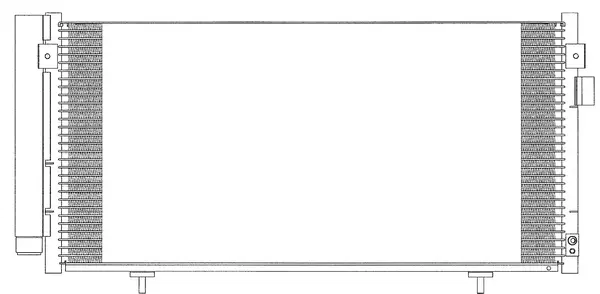 Condenser, air conditioning (5421-9801)