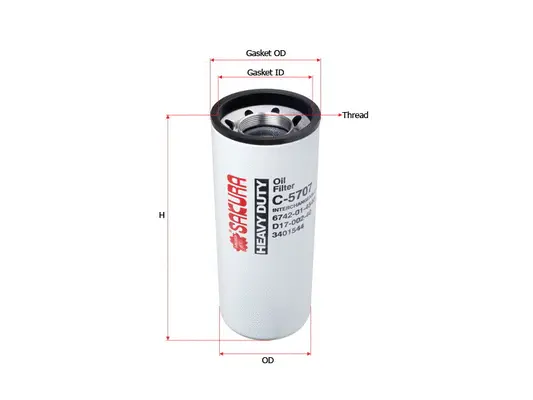 Oil Filter (C-5707)