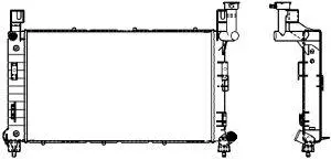 Radiator, engine cooling (3091-1007)