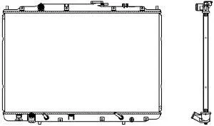 Radiator, engine cooling (3071-1009)