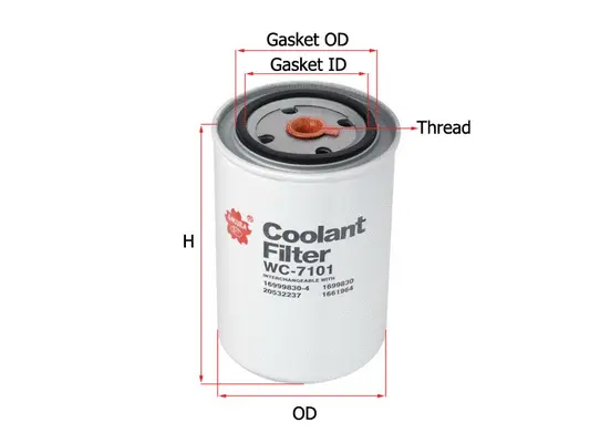 Coolant Filter (WC-7101)