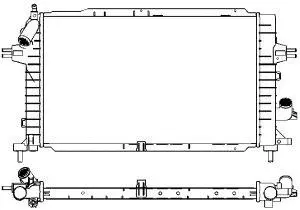 Radiator, engine cooling (3351-1011)