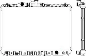 Radiator, engine cooling (1071-0201)