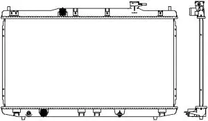 Radiator, engine cooling (3211-8529)