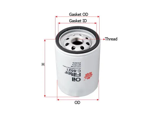 Oil Filter (C-6521)