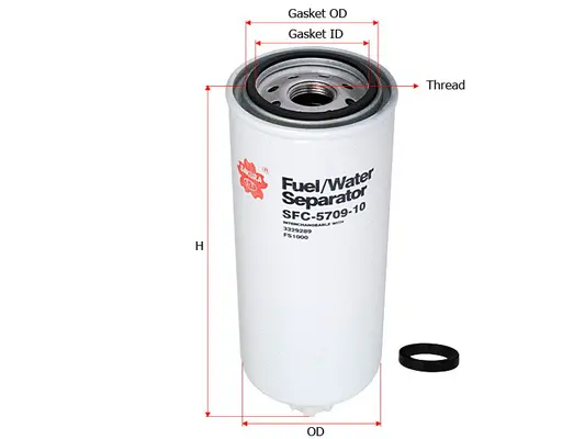 Water Trap, fuel system (SFC-5709-10)