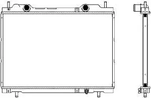 Radiator, engine cooling (3151-1001)