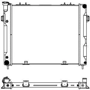 Radiator, engine cooling (3231-1009)