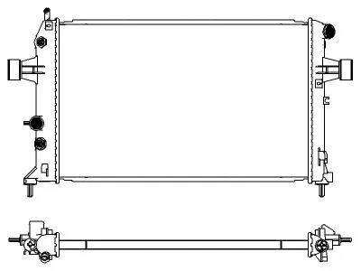 Radiator, engine cooling (3351-1030)