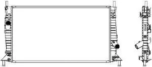 Radiator, engine cooling (3301-1027)