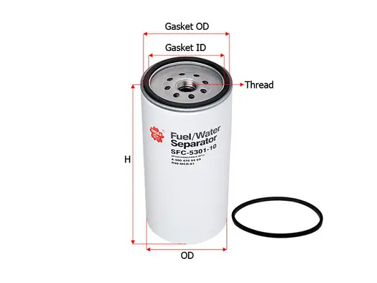 Water Trap, fuel system (SFC-5301-10)