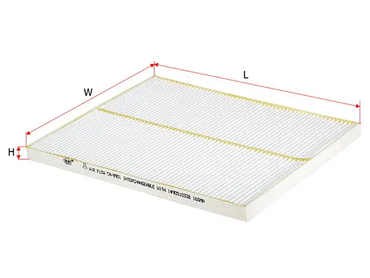 Filter, cabin air (CA-8901)