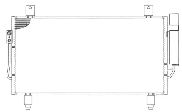 Condenser, air conditioning (5321-9802)