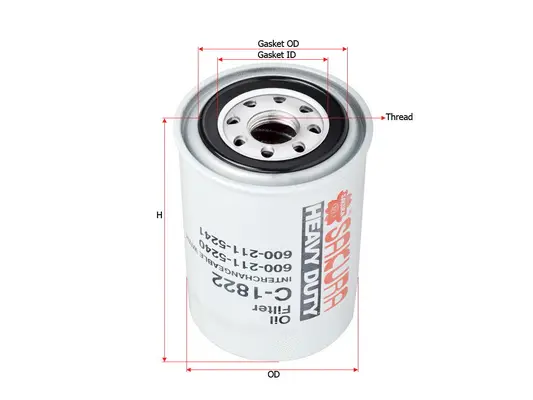 Oil Filter (C-1822)