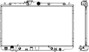 Radiator, engine cooling (3071-1008)