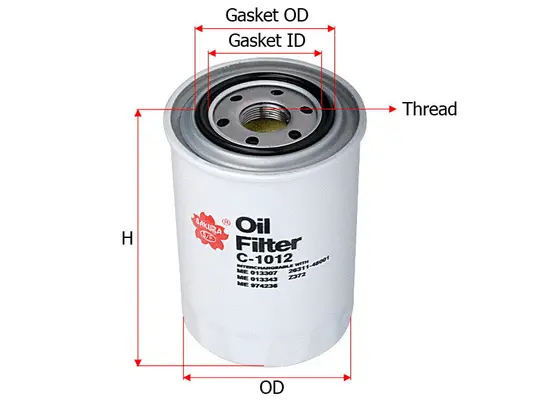Oil Filter (C-1012)