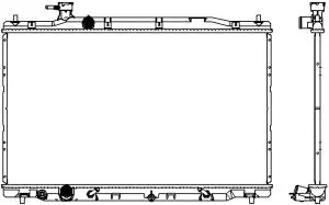 Radiator, engine cooling (3211-8524)