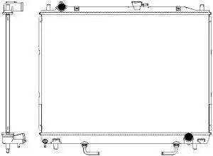 Radiator, engine cooling (3321-1005)