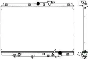 Radiator, engine cooling (3211-1005)