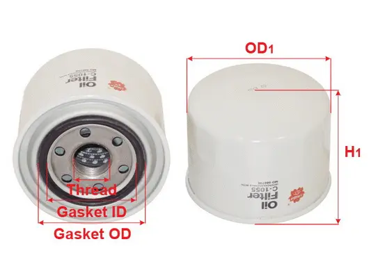 Oil Filter (C-1055)