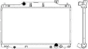 Radiator, engine cooling (3211-1020)