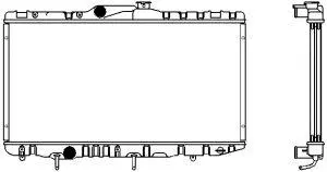 Radiator, engine cooling (1461-0241)