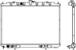 Radiator, engine cooling (3341-1034)