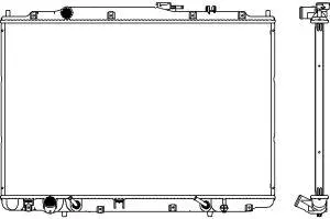 Radiator, engine cooling (3211-8503)