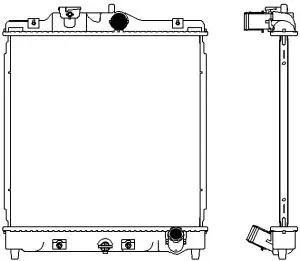 Radiator, engine cooling (3211-1046)