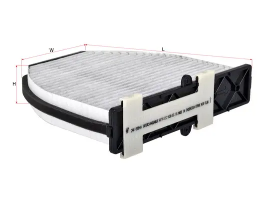 Filter, cabin air (CAC-53840)