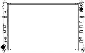 Radiator, engine cooling (3301-1042)