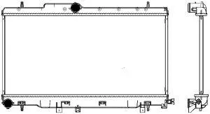Radiator, engine cooling (3421-1006)