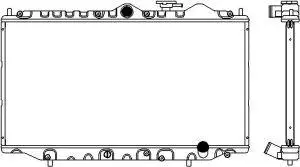 Radiator, engine cooling (4211-1008)