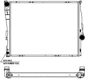 Radiator, engine cooling (3011-1013)