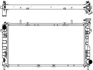 Radiator, engine cooling (3131-1009)