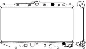 Radiator, engine cooling (2211-1009)
