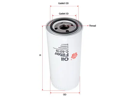 Oil Filter (C-6216)