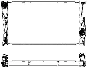 Radiator, engine cooling (3011-8501)