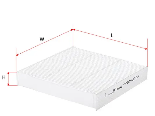 Filter, cabin air (CA-1605)