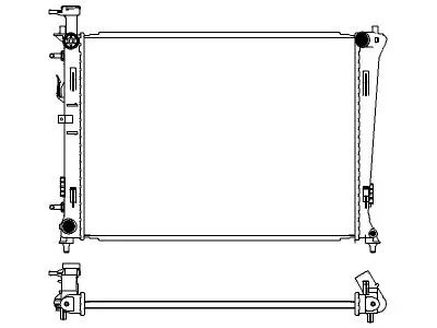 Radiator, engine cooling (3451-1016)
