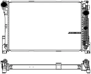 Radiator, engine cooling (3312-1002W)
