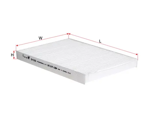 Filter, cabin air (CA-3102)