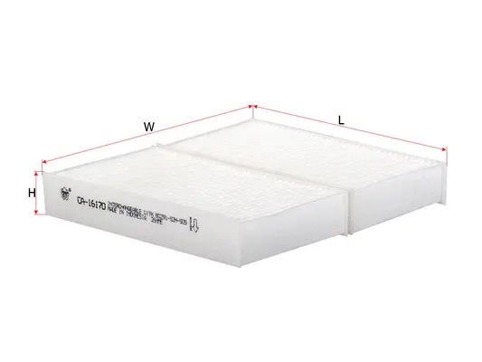 Filter, cabin air (CA-16170)